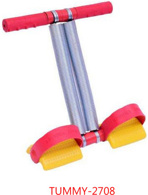 Y2M Tummy Trimmer 2708 DOUBLE Steel Spring Burn Off Calories & Tone Muscles Ab Exerciser(Multicolor)