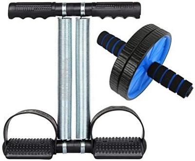 ADONYX Tummy Trimmer & Ab Wheel Roller with Combo Exercise Fitness Equipment for Home Ab Exerciser(Multicolor)