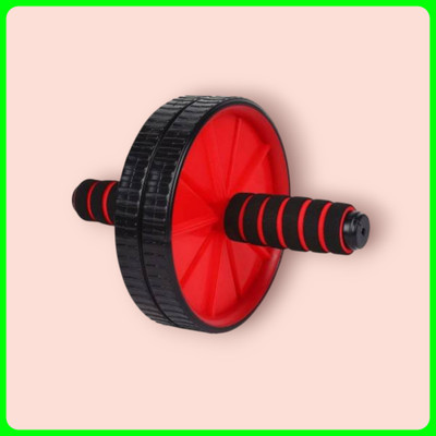 zxxxt Fitness AB Wheel / AB Roller Dual Wheel Core Trainer_999 Ab Exerciser(Red, Black)