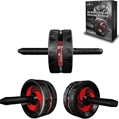 anarjy Ab Roller for Abs Workout Equipment - Stomach Exercise Machine for Men and Women Ab Exerciser(Black)