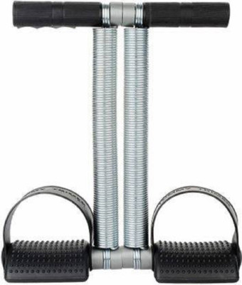 DHEER tummy trimmer with double spring and soft grip handle Ab Exerciser Ab Exerciser(Black, Silver)