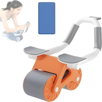 Bellveen Roller with Elbow Support, Automatic Rebound Abdominal Wheel Ab Exerciser(Multicolor)