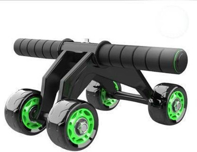 Bolak Ab Roller 4 Wheel Abs Carver-021 Abdominal and Stomach Exercise Training Ab Exerciser(Multicolor)