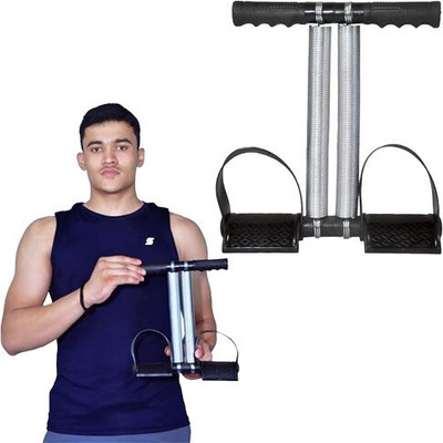 DHEER Double Spring Tummy Trimmer, Waist Trimmer, Ab Exerciser,Gym 037 Ab Exerciser(Black)