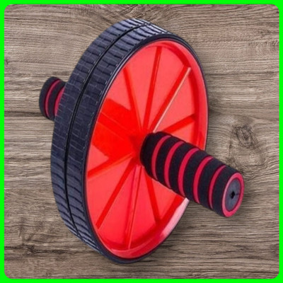 zxxxt Fitness AB Wheel / AB Roller Dual Wheel Core Trainer_690 Ab Exerciser(Red)