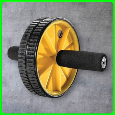 zxxxt Fitness AB Wheel / AB Roller Dual Wheel Core Trainer_617 Ab Exerciser(Yellow)