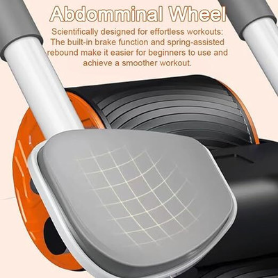 SeaRegal ,Abs Workout Abdominal Exercise Rollers,Automatic Rebound Abdominal Wheel Ab Exerciser(Multicolor)