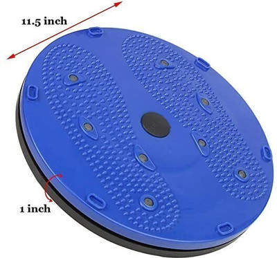 aavoam Fitness Tummy Twister cum Acupressure Ab Exerciser(Blue)