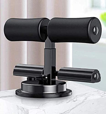 WAIRIT Sit-ups and Push-ups Assistant Device Lose Weight Gym Workout Sit-up Bar W411 Ab Exerciser(Black)