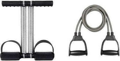 abcdeyes GRY13 Combo of Tummy Trimmer, Toning Tube for Stretching Workout at Home Ab Exerciser(Multicolor)