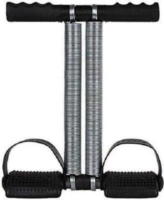 GJSHOP Double Spring Tummy Trimmer Sweat Workout Abdominal Exerciser Fitness Fat Buster Ab Exerciser(Black)