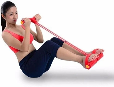 gamers hub Waist Reducer, Rubber Pull Rope Exerciser, Toning Tube Ab Exerciser. Ab Exerciser(Multicolor)