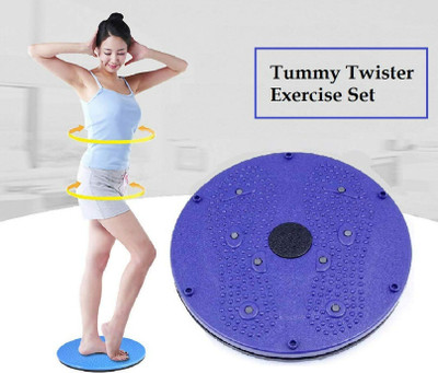 gamers hub Multipurpose Tummy Twister Abdominal ABS Exerciser Body Toner-Fat Buster Ab Exerciser(Blue)