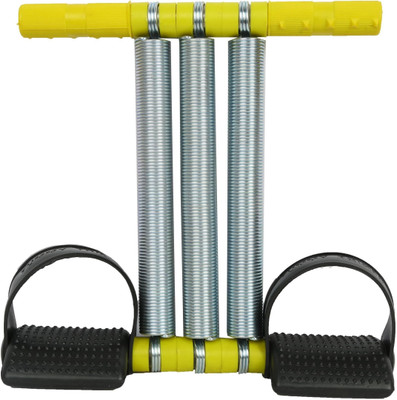 FITZILLA Tummy Trimmer Triple Spring Multipurpose Fitness Equipment-Unisex Ab Exerciser(Yellow)