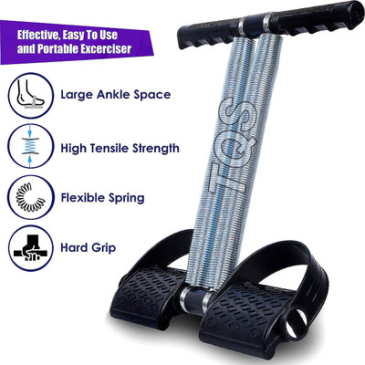 CF SPORTS Double Spring Multipurpose Tummy Trimmer-Ab Exer_Tummy Trimmer_488_AB Ab Exerciser(Black)