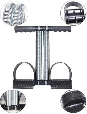Aim Double Spring Tummy Trimmer, Waist Trimmer, Ab Exerciser,Gym 09 Ab Exerciser(Black)