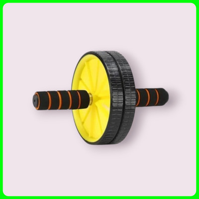 zxxxt Fitness AB Wheel / AB Roller Dual Wheel Core Trainer_929 Ab Exerciser(Yellow)