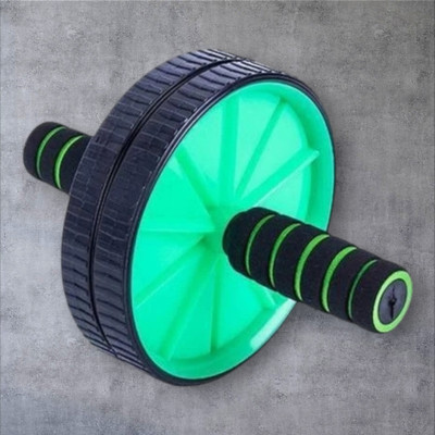 zxxxt Fitness AB Wheel / AB Roller Dual Wheel Core Trainer_26 Ab Exerciser(Black, Green)