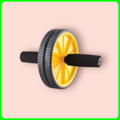 zxxxt Fitness AB Wheel / AB Roller Dual Wheel Core Trainer_951 Ab Exerciser(Multicolor)