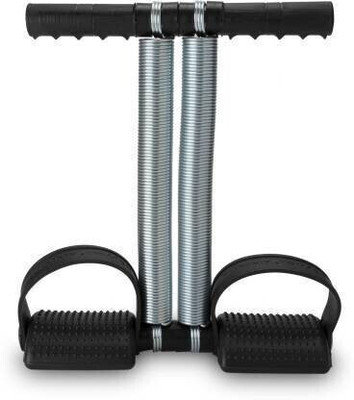 DHEER DOUBLE SPRING TUMMY TRIMMER GYM EQUIPMENT Ab Exerciser(Silver, Black)