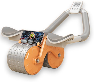 SKYBUCKET 2023 New Ab roller Wheel, Automatic Rebound 2 In 1 For Workout with Phone Stand Ab Exerciser(Multicolor)