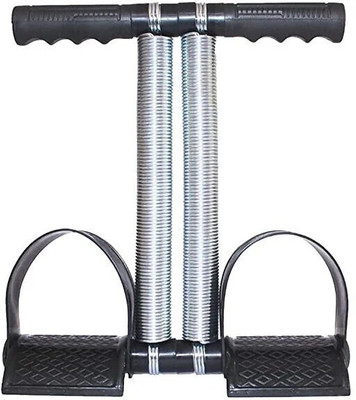 Oddish Double Spring Waist Trimmer for Fat Burning & Weight loss Exercises(Multicolor) Ab Exerciser(Black, Silver)