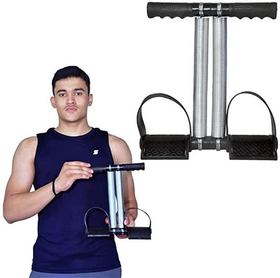 AJRO DEAL Tummy Trimmer Double Spring Ab Exerciser / Fat Burner Ab Exerciser(Red)
