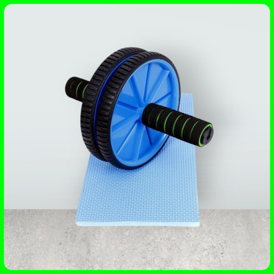 zxxxt Fitness AB Wheel / AB Roller Dual Wheel Core Trainer_1097 Ab Exerciser(Blue)