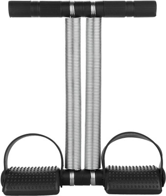 HOUSE OF COMMON Double Spring Tummy Trimmer Pro Upgrade as Customer Demand Home Gym Ab Exerciser(Silver)