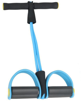 gamers hub Rubber Pull Reducer Cum Tummy Trimmer Ab Exerciser Ab Exerciser(Black, Blue)