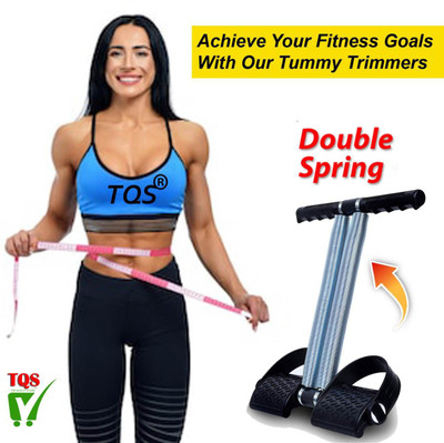 Owlix Double Spring Tummy Trimmer | Abs Exerciser | Fat Buster | Waist Trimmer Ab Exerciser(Multicolor)