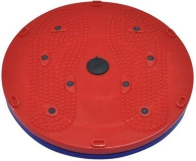 Shopeleven Full Body Twisting Device Rotatable Base with Accupressure Point Ab Exerciser(Red)