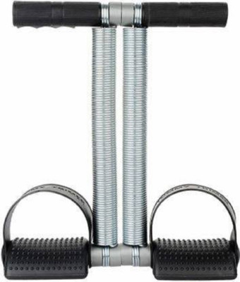 Aim tummy trimmer with double spring and soft grip handle Ab Exerciser Ab Exerciser(Black, Silver)