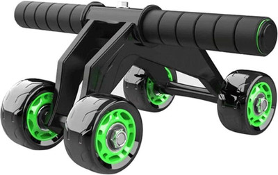 HOUSE OF COMMON Abdominal exercise roller Workout for Men & Women. Ab Exerciser(Multicolor)