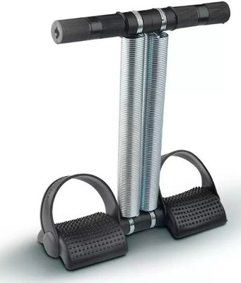 gamers hub Tummy Trimmer with Double Spring for Burn Calories & Tone Muscles Ab Exerciser(Black, Silver)