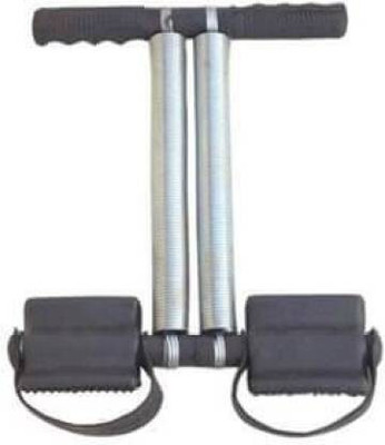 Fitfun TUMMY TRIMMER WITH DOUBLE SPRING MEN AND WOMEN Ab Exerciser(Silver, Black)