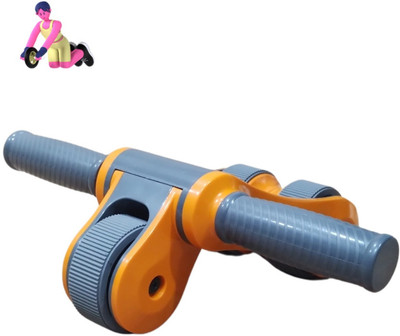 GJSHOP Abs Roller for Men & Women, Abs Roller Wheel for Home Workout Ab Exerciser(Orange)