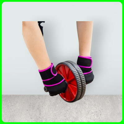 zxxxt Fitness AB Wheel / AB Roller Dual Wheel Core Trainer_1057 Ab Exerciser(Multicolor)