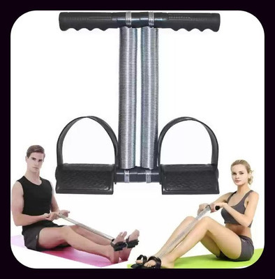 Athlian New_new & affective Tummy Trimmer with Double Spring for Burn Calories Ab Exerciser(Black)