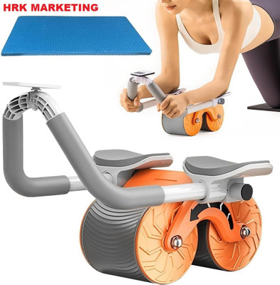 Mynxe Ab Roller Abs Workout Exercise Abdominal Roller, Fitness Exercise Wheel Workout Ab Exerciser(Orange)