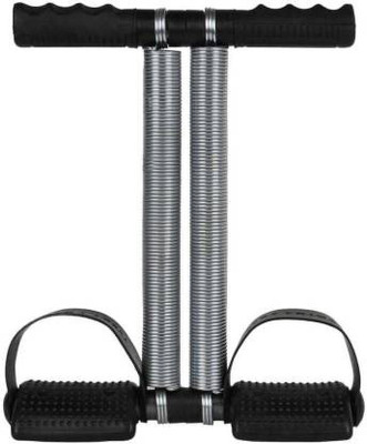 BKCFREEZE Double Spring Tummy Twister / Ab Exerciser / Waist Trimmer Ab Exerciser(Black, Silver)