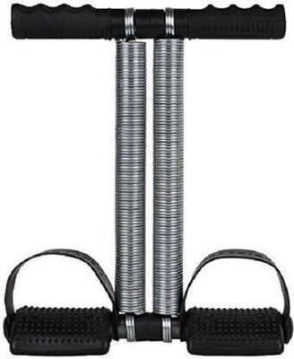 DHEER Body Shaper Double Spring Tummy Trimmer / Ab Exerciser (silver, black) Ab Exerciser(Black, Silver)