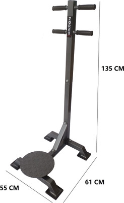 ZOREX Heavy Duty Standing Twister Along With Handles Standing Twister Ab Exerciser(Grey, Black)