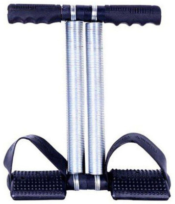 HOUSE OF COMMON Double Spring Tummy Trimmer, Ab Exerciser - Multipurpose Fitness Equipment Ab Exerciser(Black, Silver)