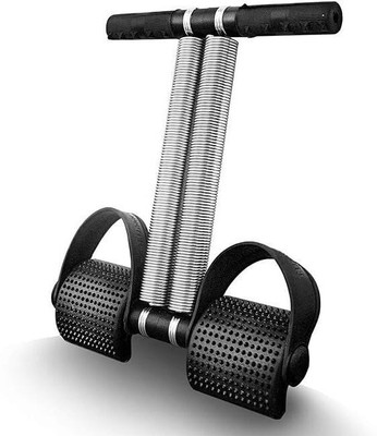 GIGGLEBYTES Double Spring Tummy Trimmer Men and Women for Abs Workout Stomach Exercise Ab Exerciser(Black)