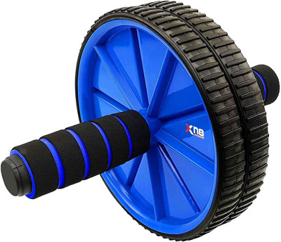 DHEER ® Ab Wheel Roller with Knee Pad ABS Core Abdominal Workout Ab Exerciser(Blue)
