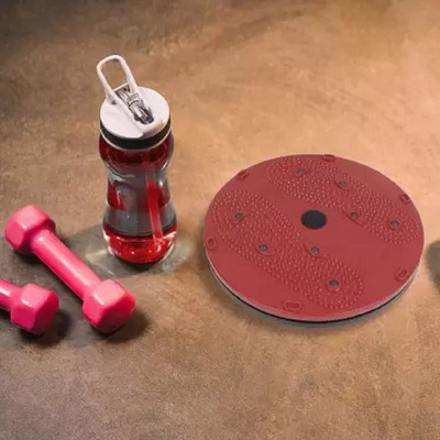 DHEER Tummy Twister AB Exercise Acupressure Fat Burning Weight Loss Step Machine Red Ab Exerciser(Maroon, Pink)