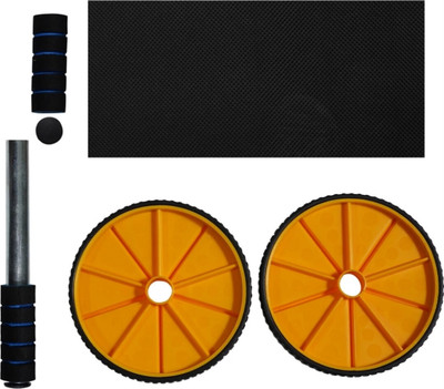 DHEER Abs Roller Wheel Exerciser (color may vary) Ab Exerciser(Multicolor)