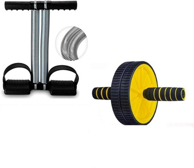 LIVOX Ab Wheel Roller +Tummy Trimmer Combo Gym & Fitness Kit Ab Exerciser Ab Exerciser(Multicolor)