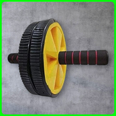 zxxxt Fitness AB Wheel / AB Roller Dual Wheel Core Trainer_612 Ab Exerciser(Multicolor)